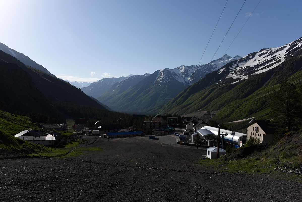 07A I went For A Short Hike Up The Ski Out Track With A View of Azau Village And Baksan Valley Before The Mount Elbrus Climb